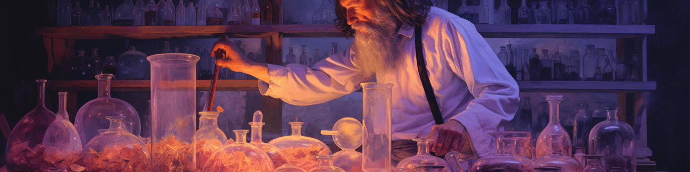 image of a doctor in a lab doing drug, clinical research