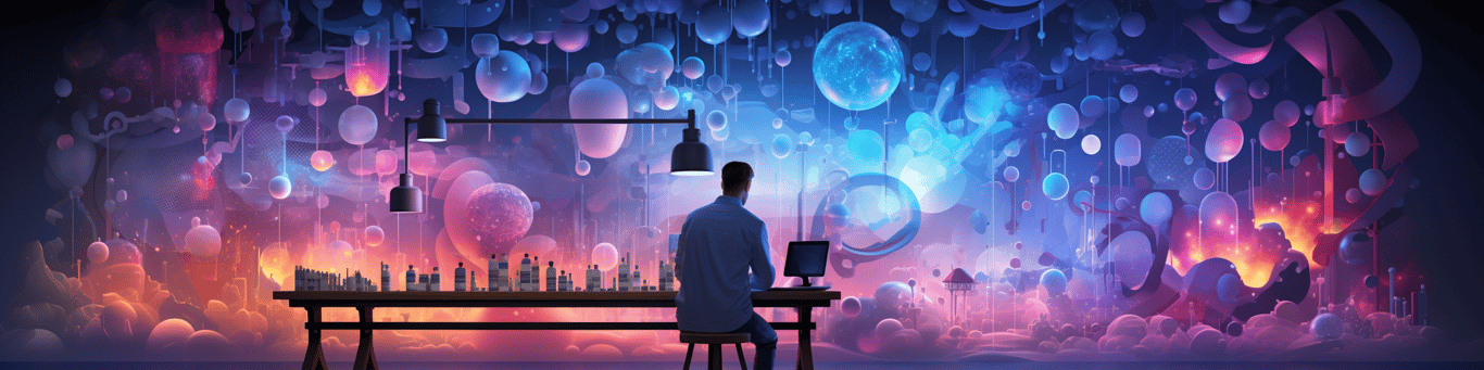 image of a doctor in a lab doing drug, clinical research