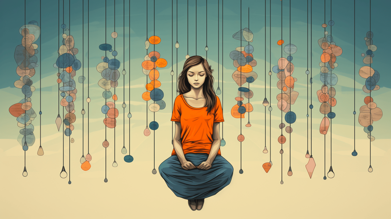 abstract image of a patient experiencing side effect