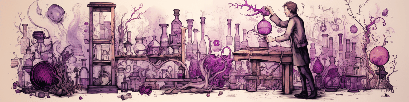 image of a doctor in a lab doing drug, clinical research