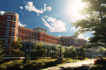 Image of University of Vermont Medical Center in Burlington, United States.