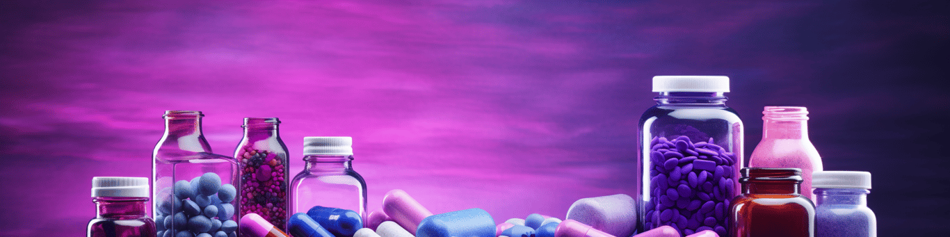 image of different drug pills on a surface