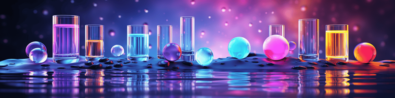 image of drug pills surrounding a glass of water symbolizing drug consumption