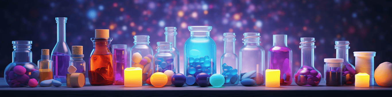 image of different drug pills on a surface