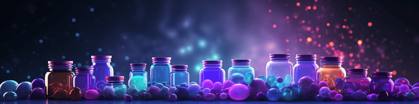 image of different drug pills on a surface