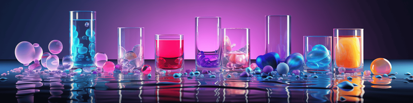 image of drug pills surrounding a glass of water symbolizing drug consumption