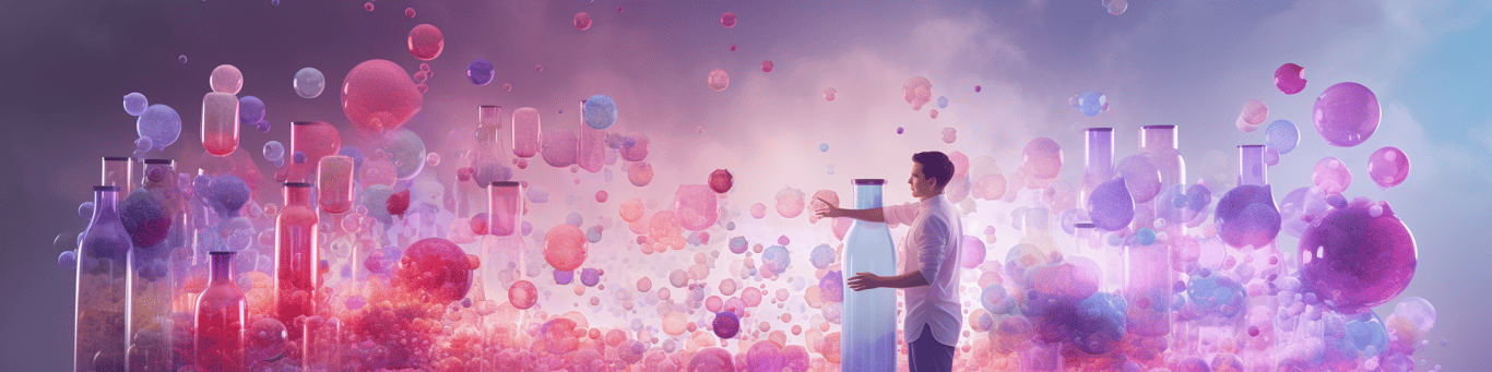 image of a doctor in a lab doing drug, clinical research