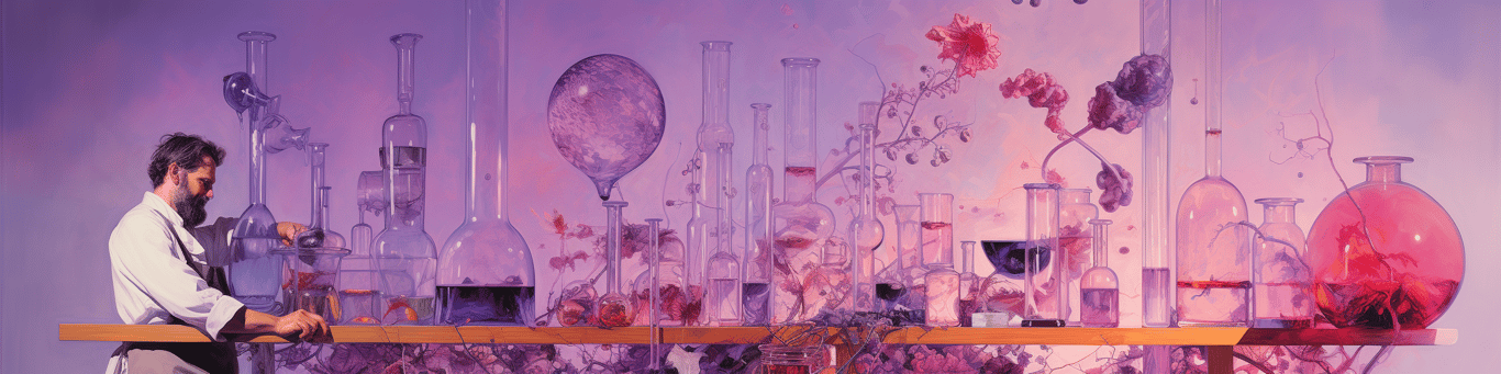 image of a doctor in a lab doing drug, clinical research