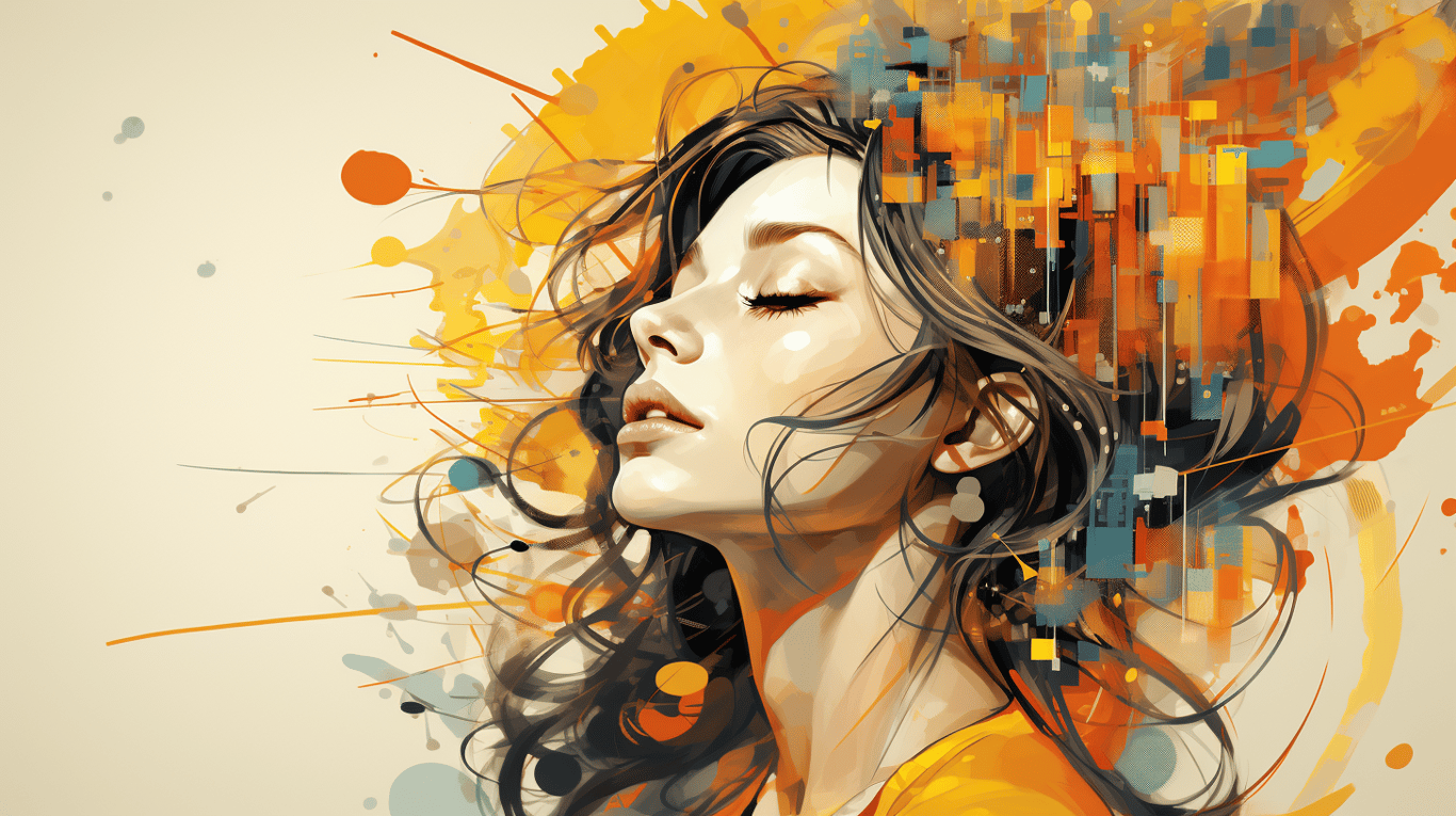 abstract image of a patient experiencing side effect