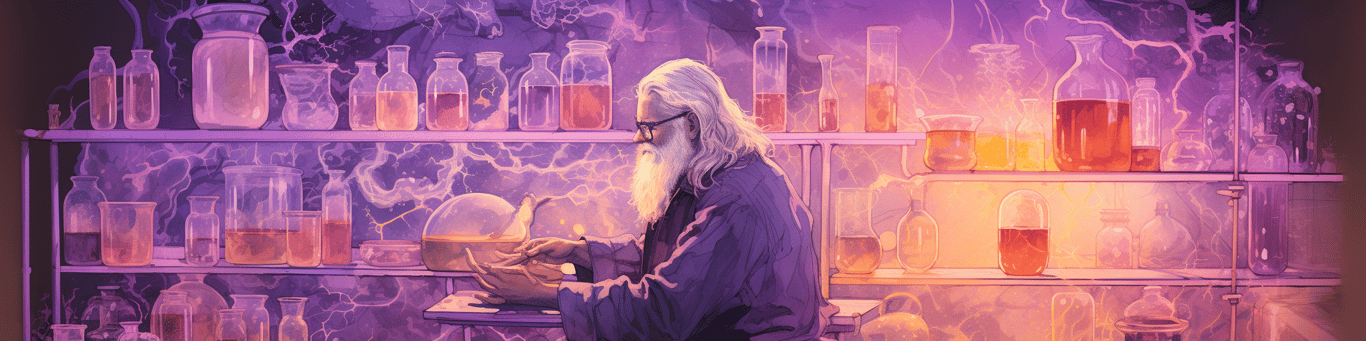 image of a doctor in a lab doing drug, clinical research