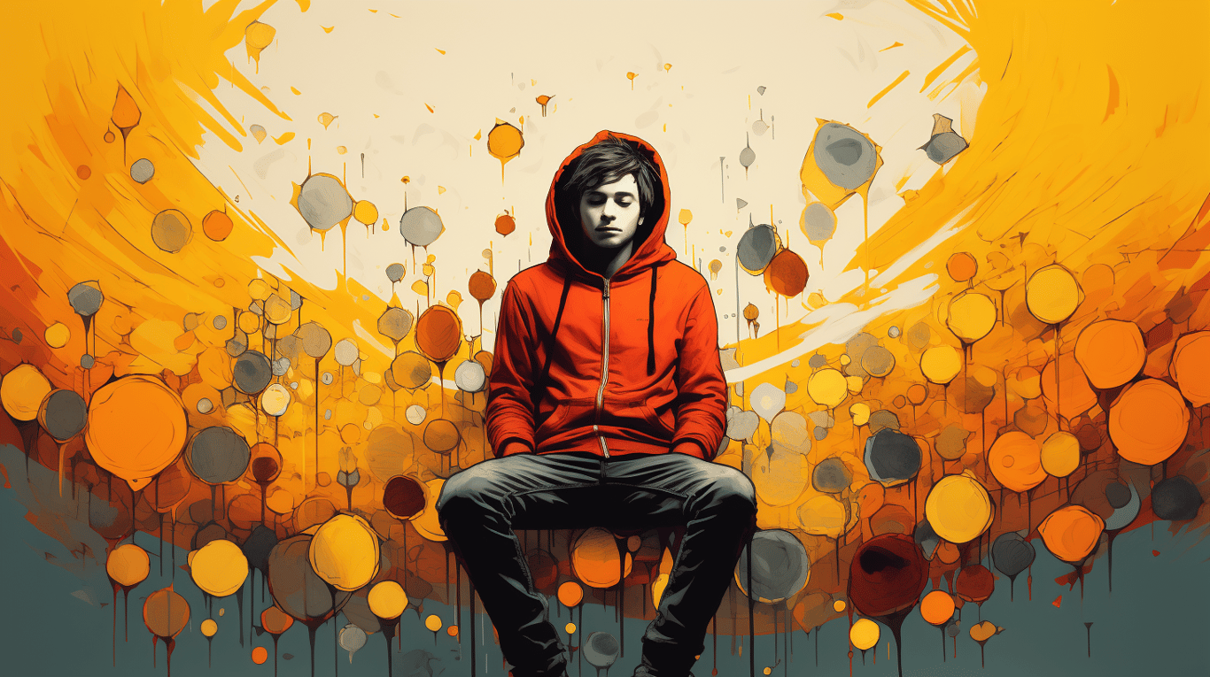 abstract image of a patient experiencing side effect