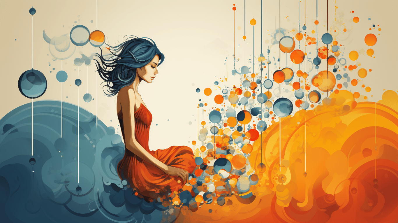 abstract image of a patient experiencing side effect