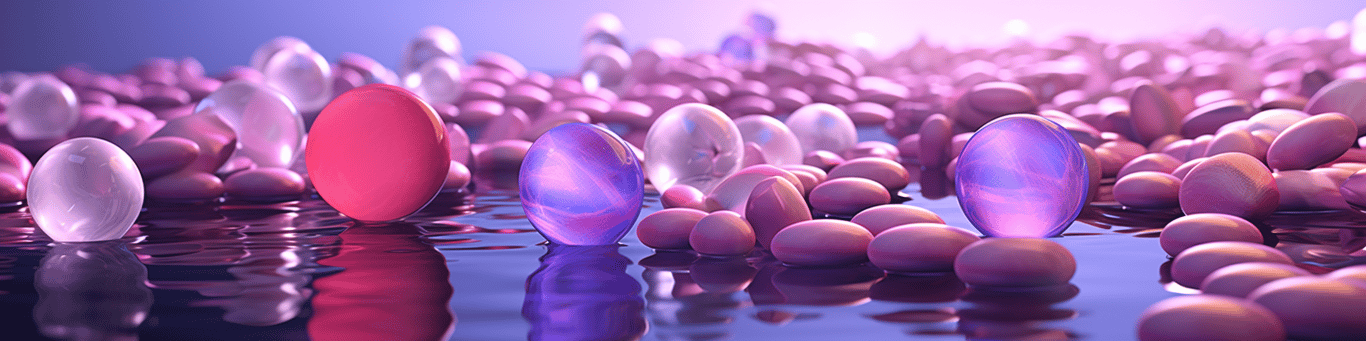 image of different drug pills on a surface