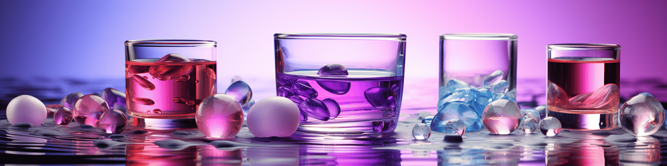 image of drug pills surrounding a glass of water symbolizing drug consumption