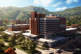 Image of West Virginia University in Morgantown, United States.