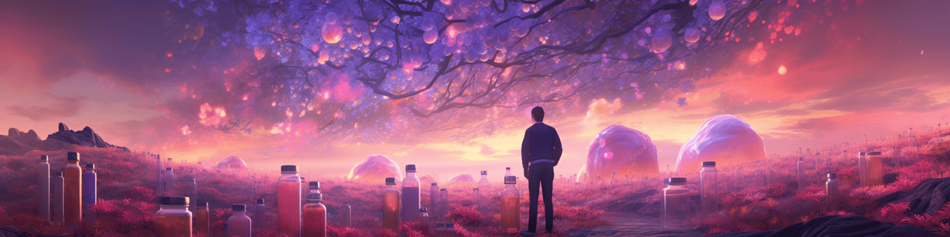 image of a doctor in a lab doing drug, clinical research