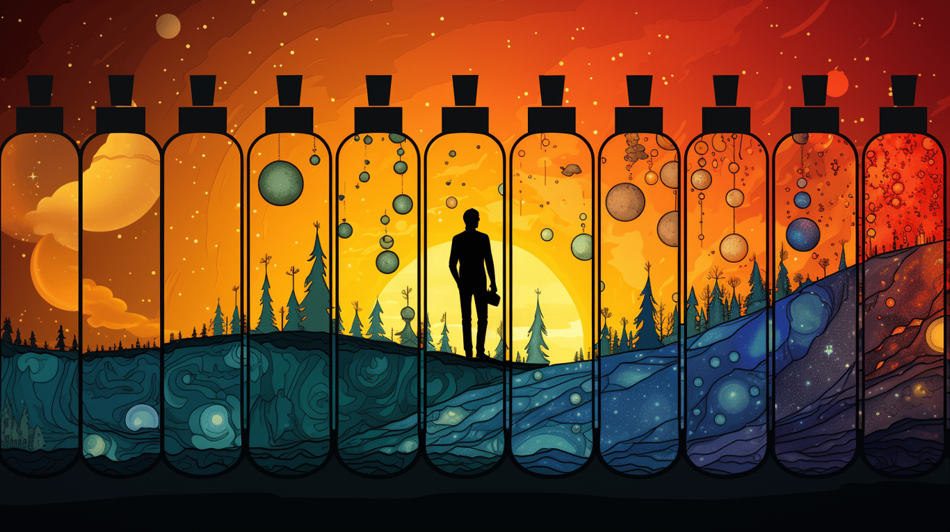 abstract image of a patient experiencing side effect