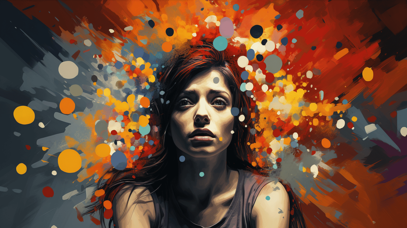 abstract image of a patient experiencing side effect