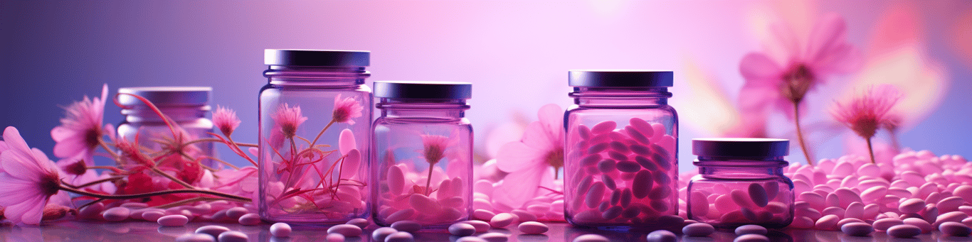 image of different drug pills on a surface