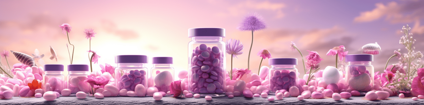 image of different drug pills on a surface