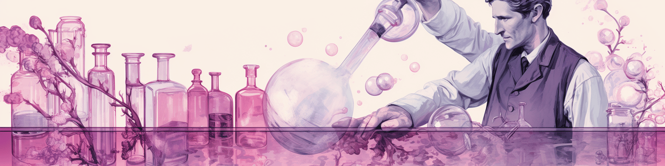 image of a doctor in a lab doing drug, clinical research