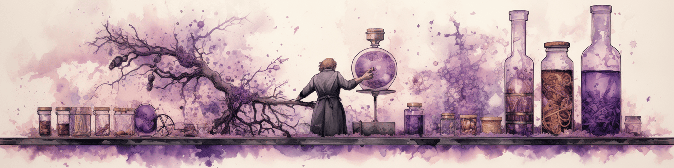 image of a doctor in a lab doing drug, clinical research