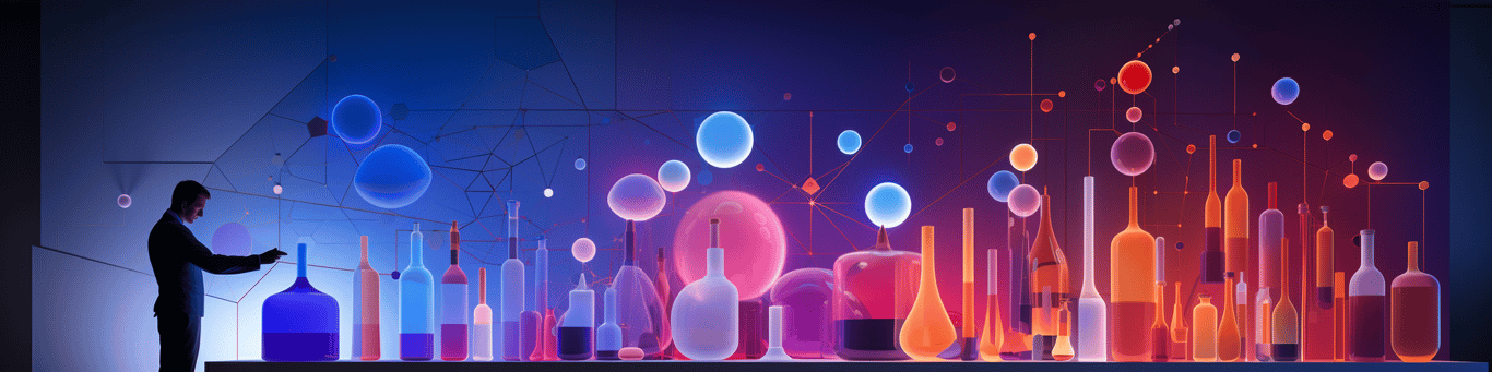 image of a doctor in a lab doing drug, clinical research