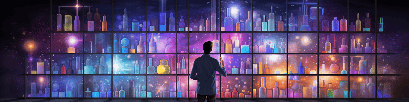 image of a doctor in a lab doing drug, clinical research