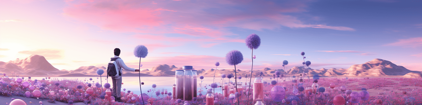 image of a doctor in a lab doing drug, clinical research