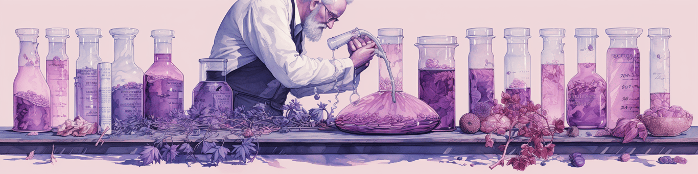 image of a doctor in a lab doing drug, clinical research