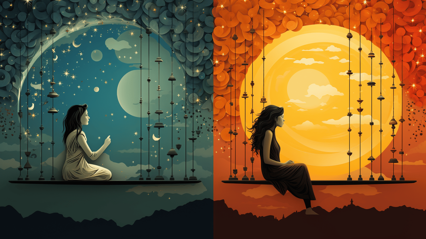 abstract image of a patient experiencing side effect