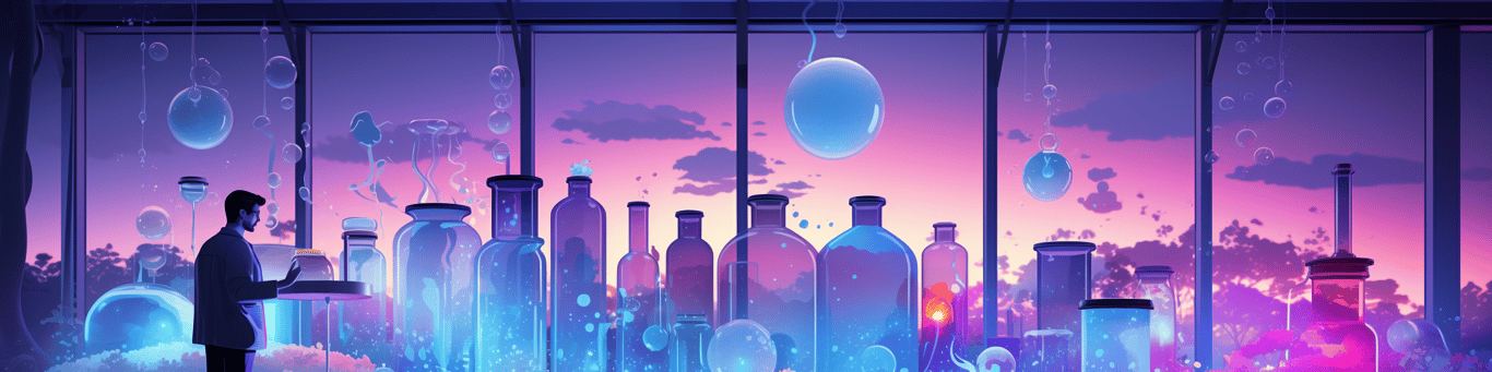 image of a doctor in a lab doing drug, clinical research