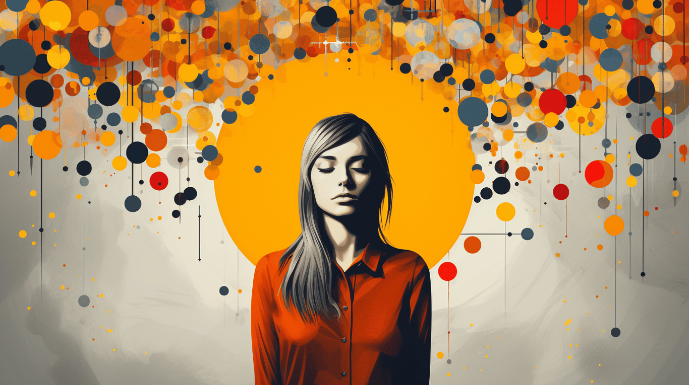 abstract image of a patient experiencing side effect