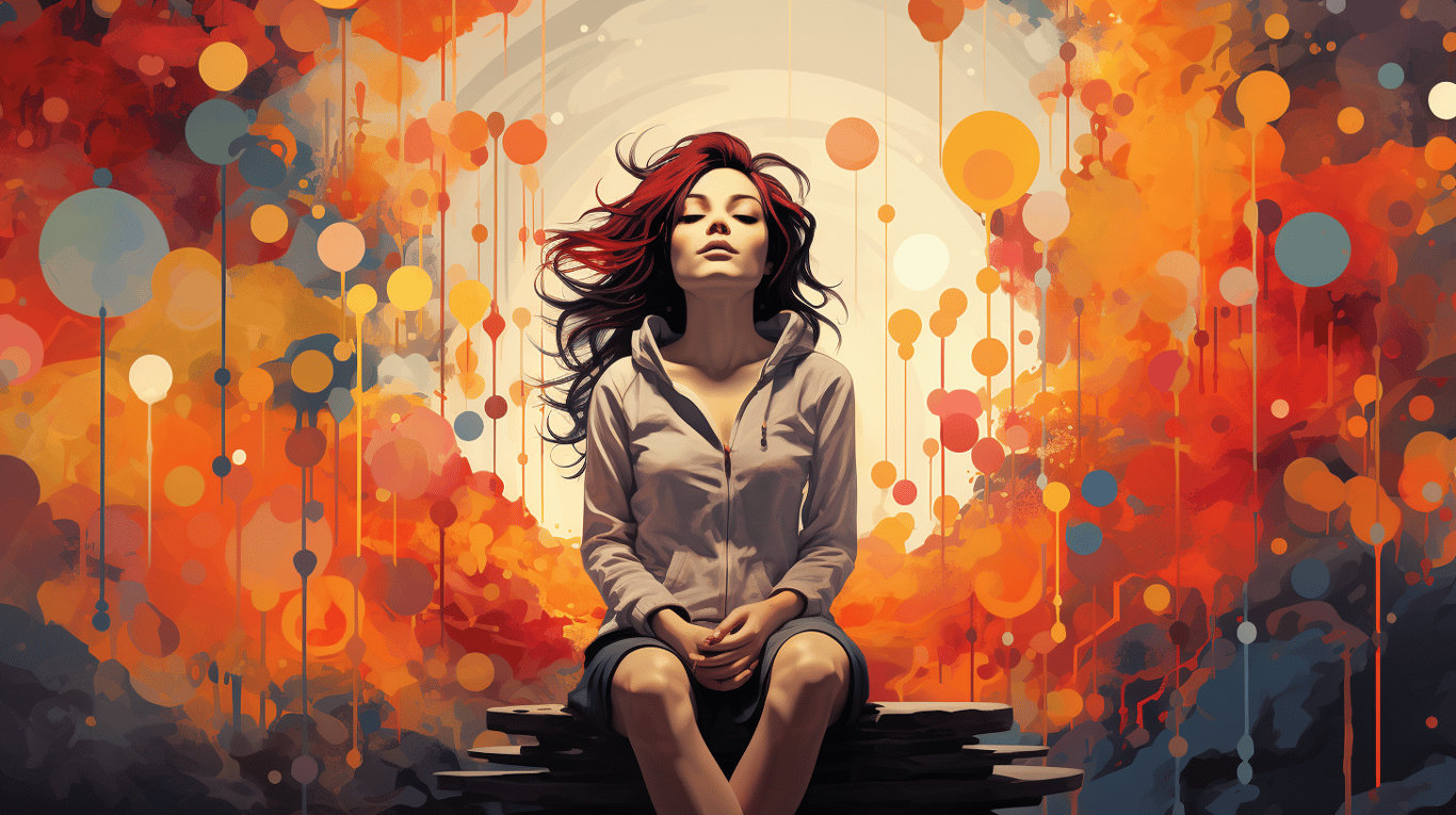 abstract image of a patient experiencing side effect