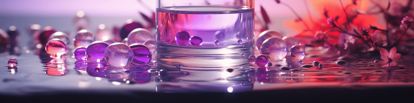 image of drug pills surrounding a glass of water symbolizing drug consumption
