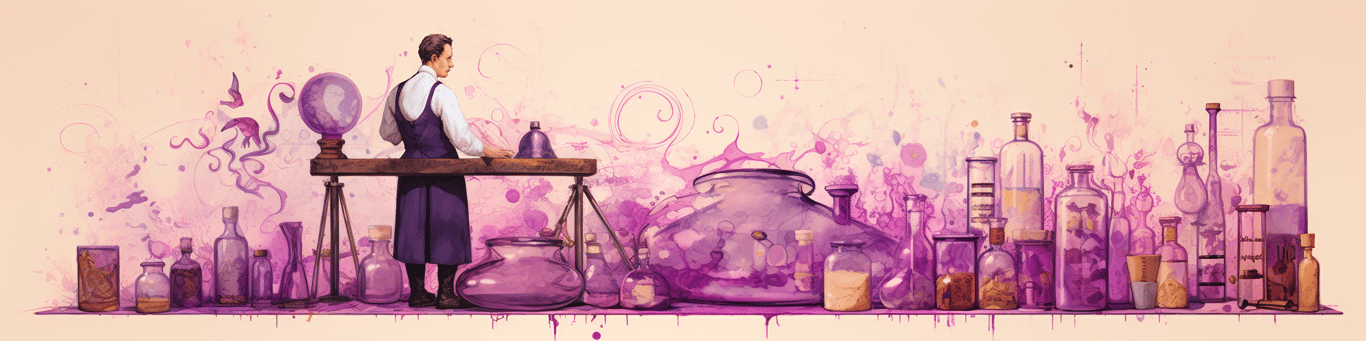 image of a doctor in a lab doing drug, clinical research