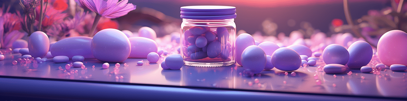 image of different drug pills on a surface