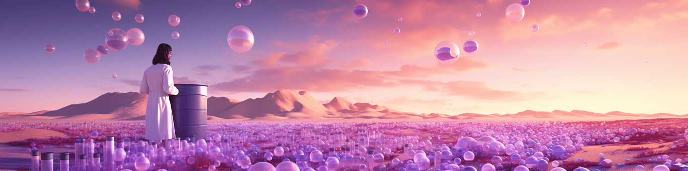 image of a doctor in a lab doing drug, clinical research