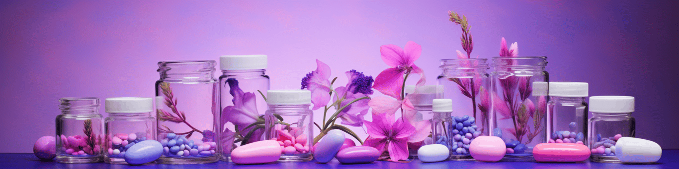 image of different drug pills on a surface