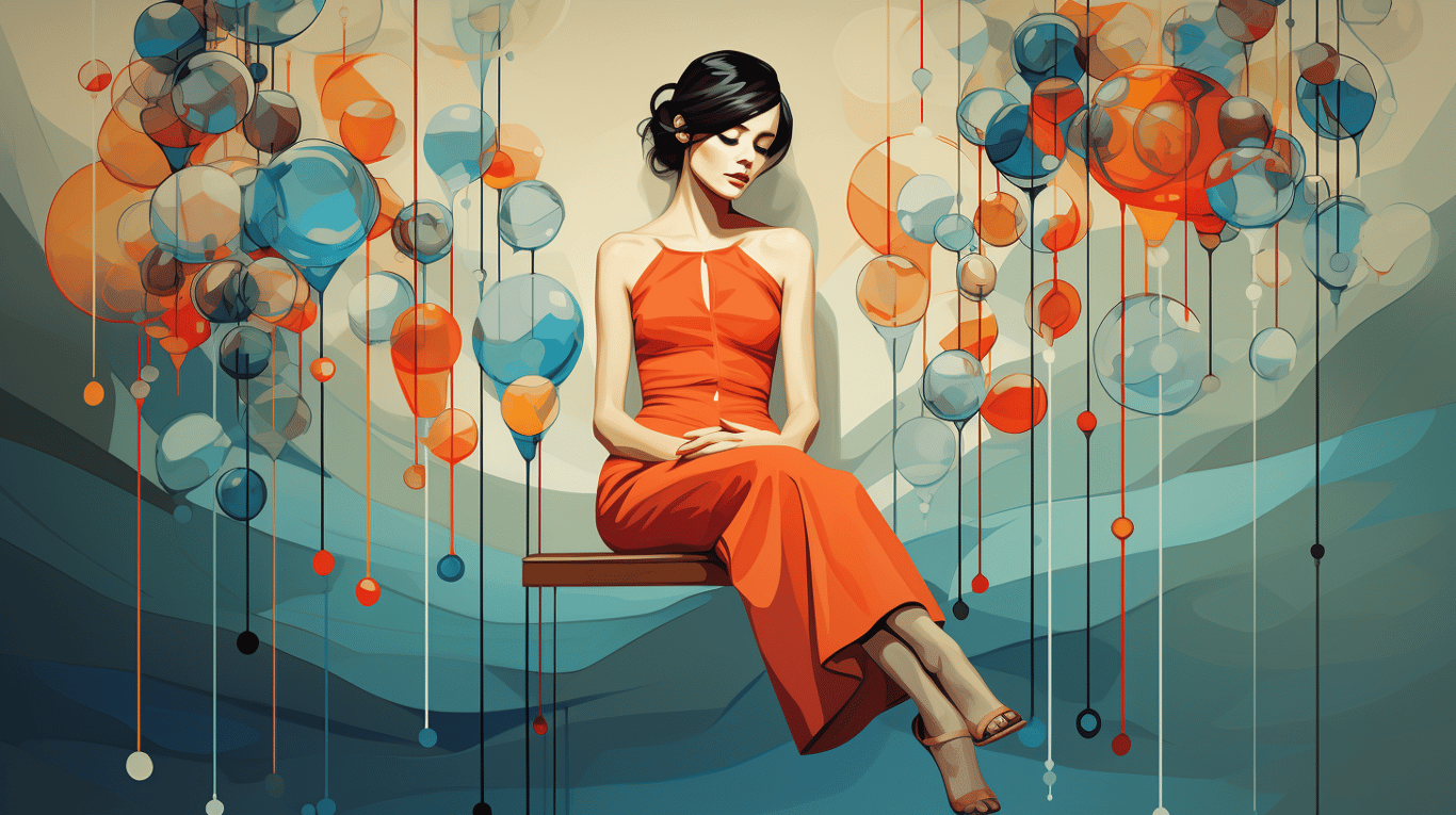 abstract image of a patient experiencing side effect