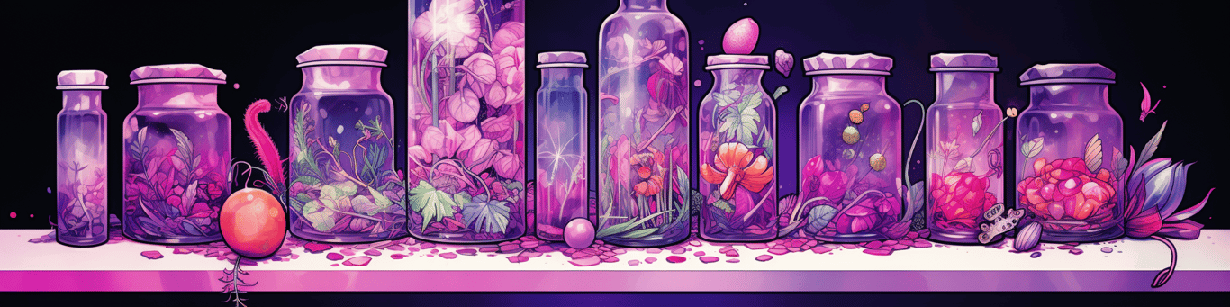 image of different drug pills on a surface