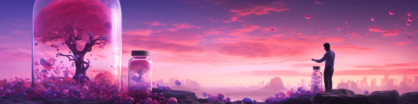 image of a doctor in a lab doing drug, clinical research