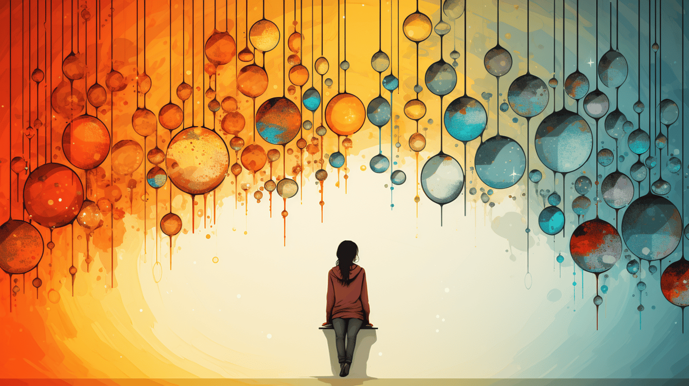 abstract image of a patient experiencing side effect