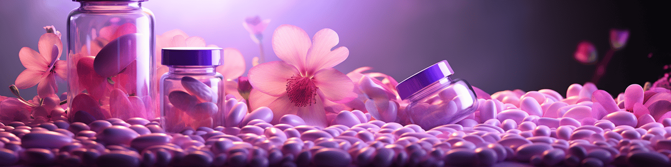 image of different drug pills on a surface