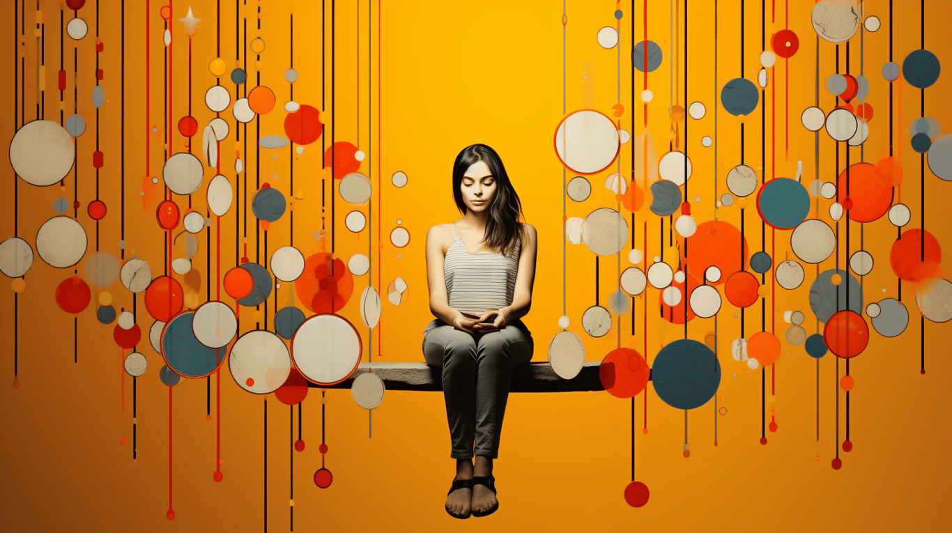 abstract image of a patient experiencing side effect