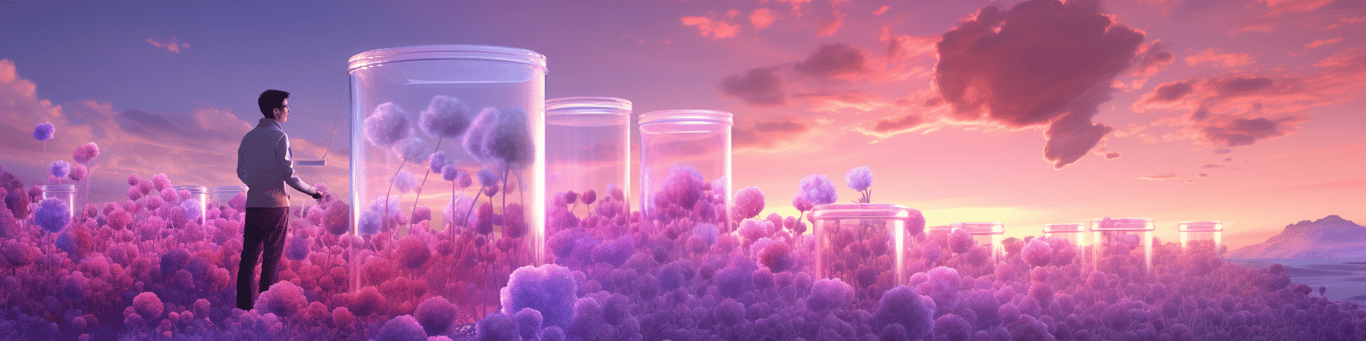 image of a doctor in a lab doing drug, clinical research