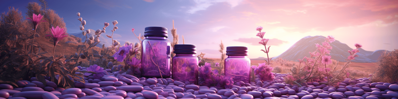 image of different drug pills on a surface