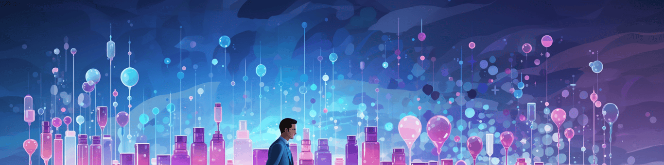 image of a doctor in a lab doing drug, clinical research