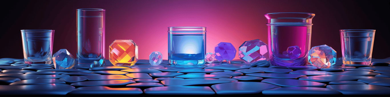 image of drug pills surrounding a glass of water symbolizing drug consumption