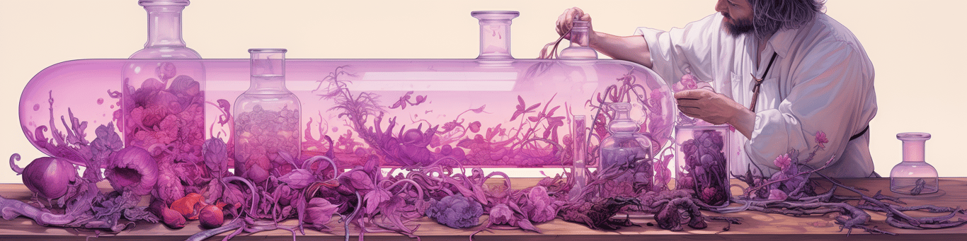 image of a doctor in a lab doing drug, clinical research